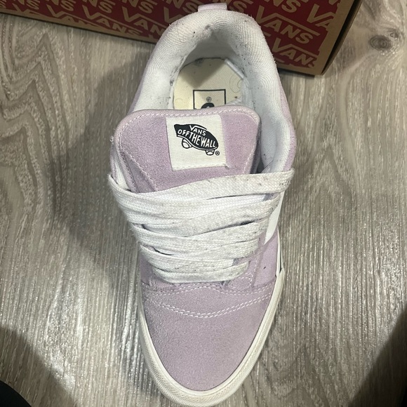 Vans Purple and White Knu Skool - Picture 2 of 5